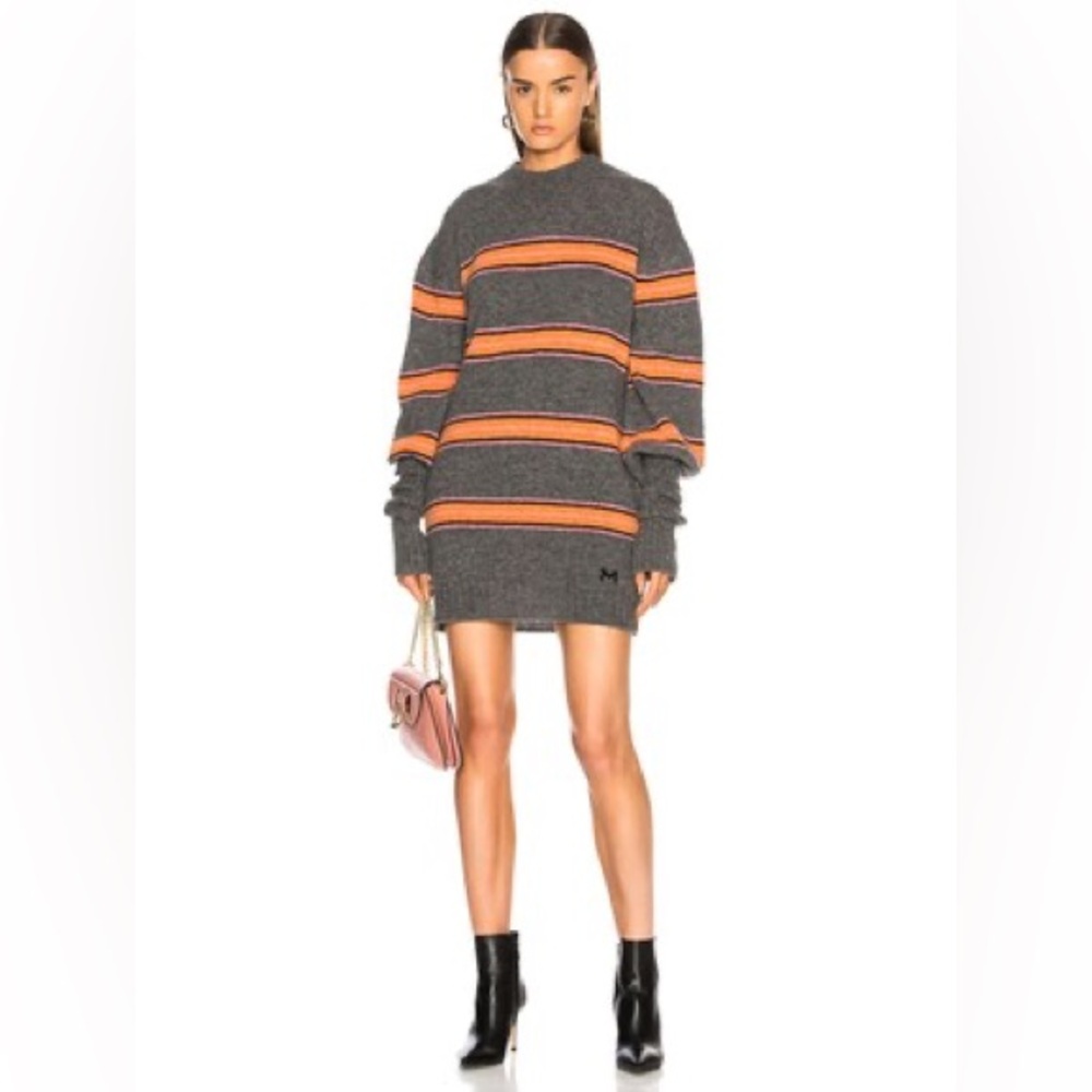 MSGM Stripe Oversized Sweater Small